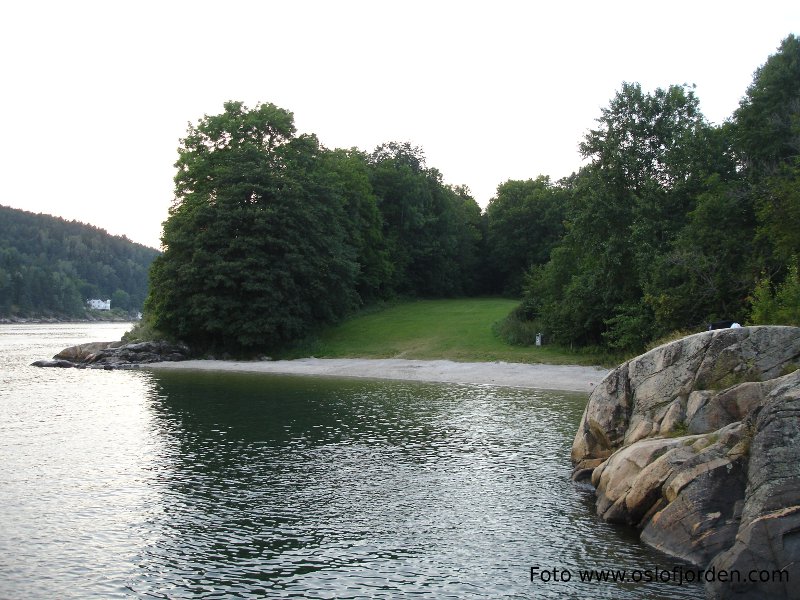 Strand på Breivoll badeplass