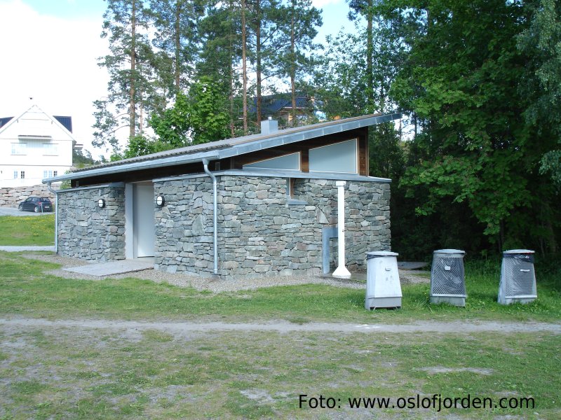 Toalettanlegg på Hvamodden  badeplass