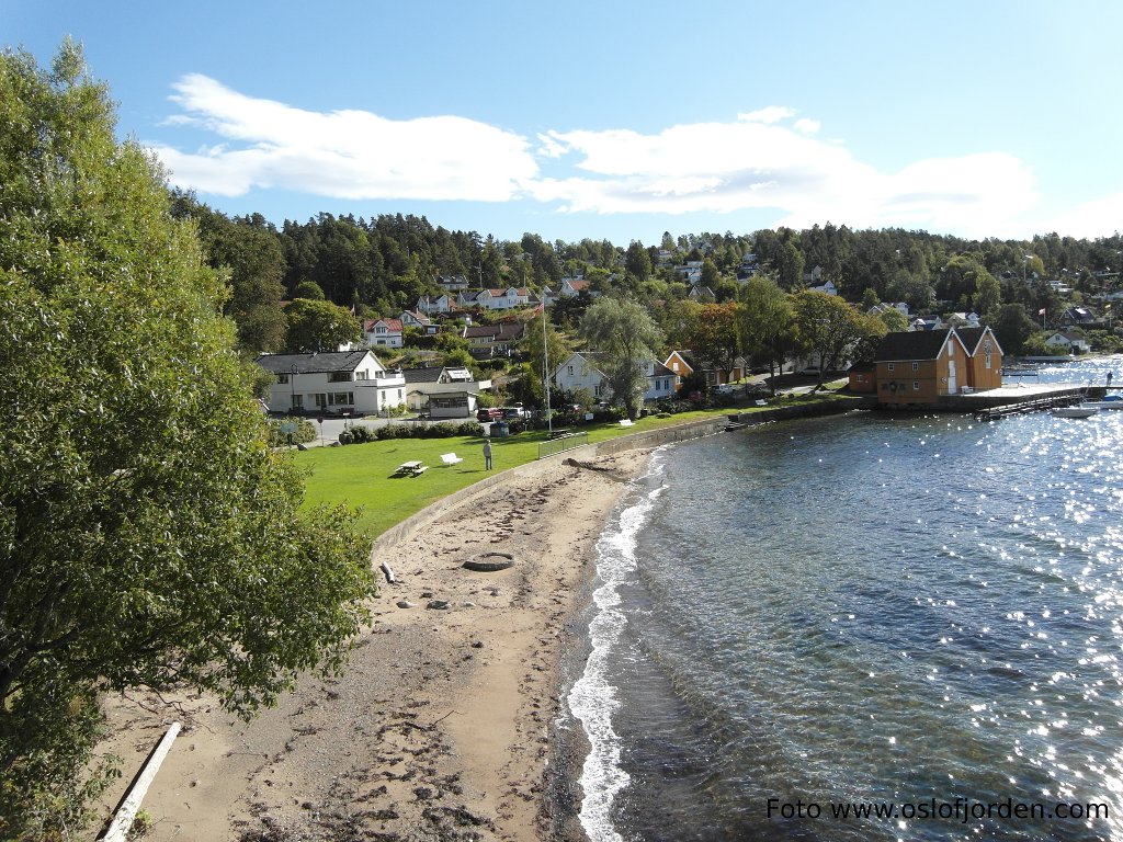 Hvitsten badeplass kyststi