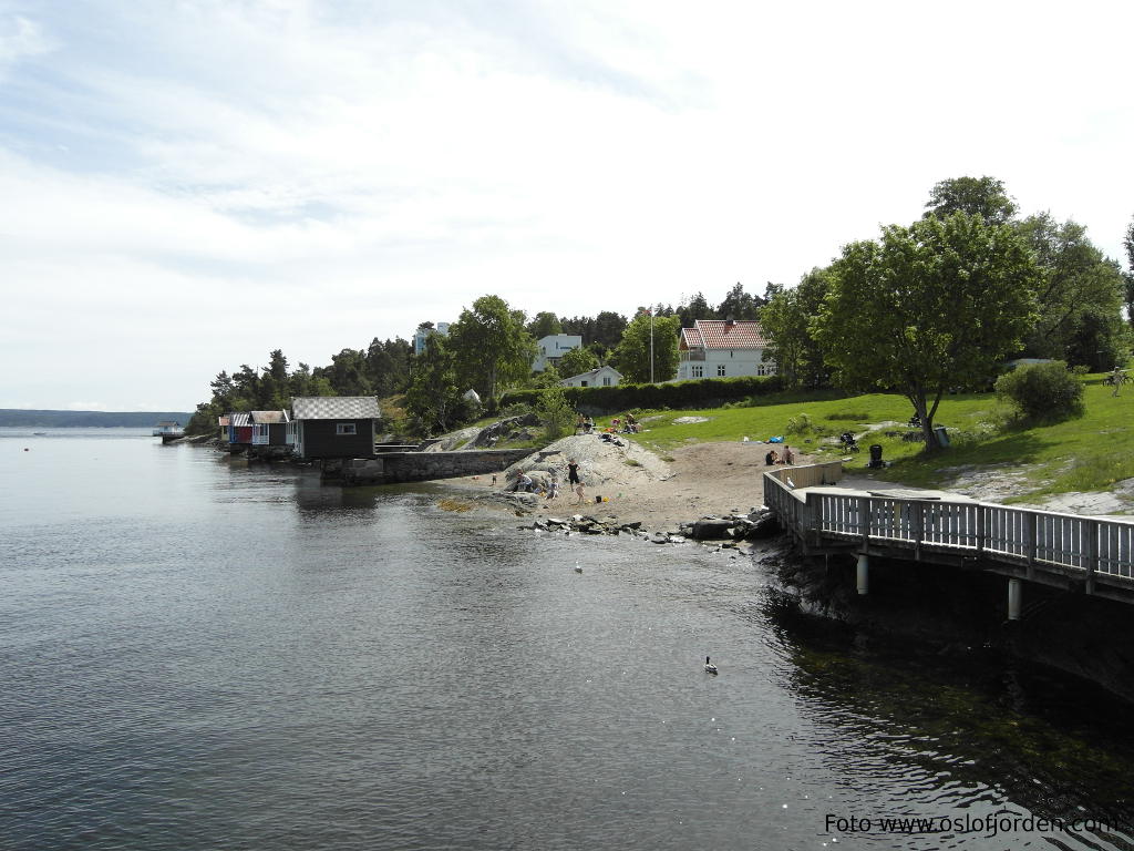 Oksval Brygge badeplass Nesodden