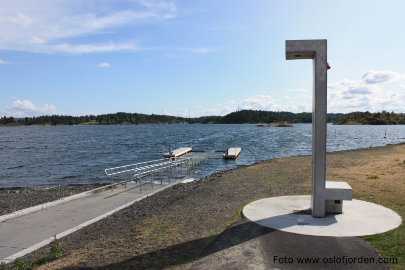 Handicaprampe Storøyodden badestrand