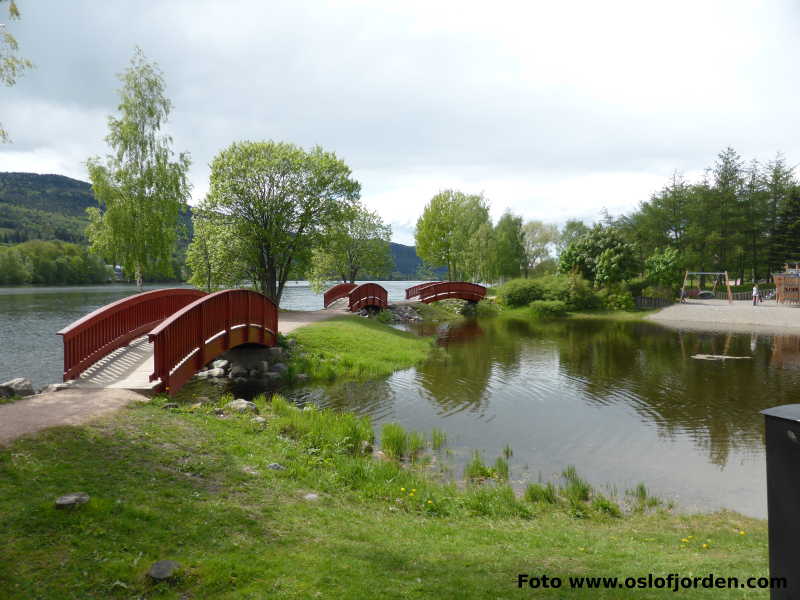 Å ssiden elvepark badeplass sandstrand, Drammen