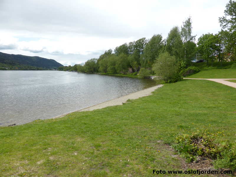 Å ssiden elvepark badeplass sandstrand, Drammen