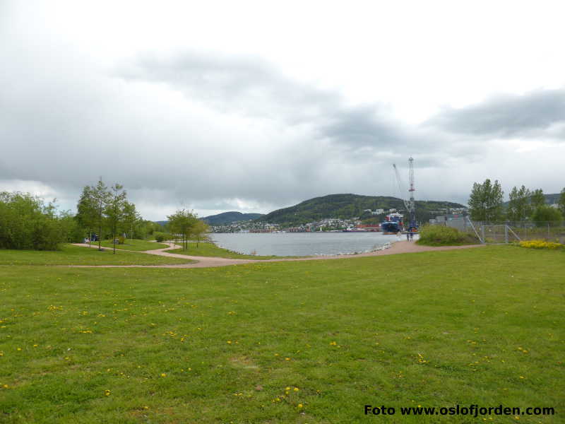 Fjordparken badeplass Drammen strand