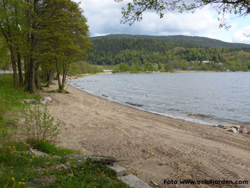 Hernestangen Jerdalsstranda Røyken badeplass Drammensfjorden