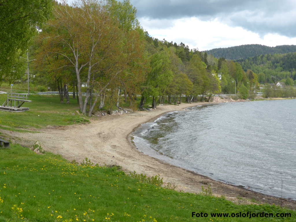 Hernestangen Jeerdalsstranda badeplass Røyken Drammensfjorden