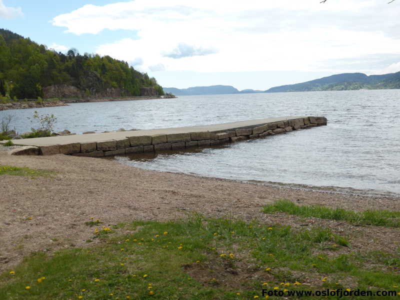 Hyggen badeplass Drammensfjorden Røyken