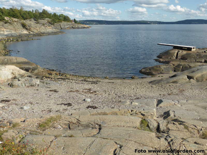 Rulletostranda badeplass Tofte Hurum