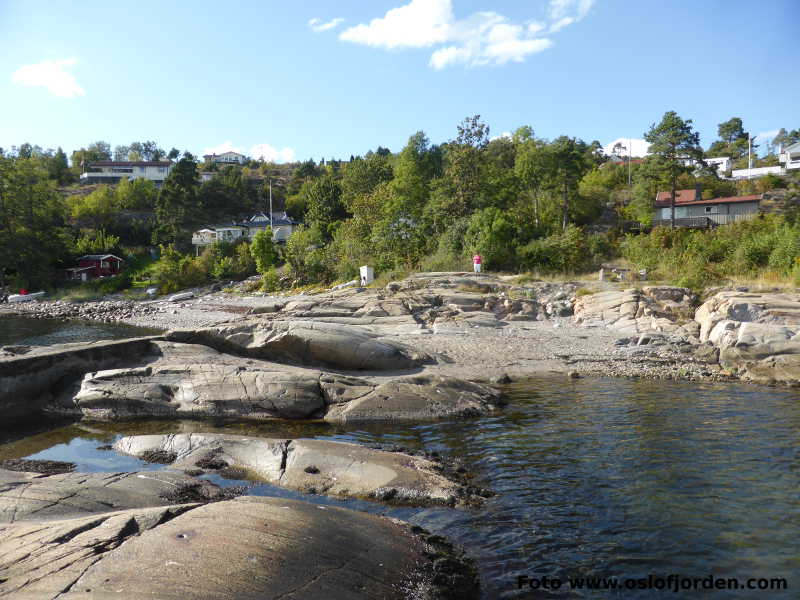 Rulletostranda badeplass Tofte Hurum