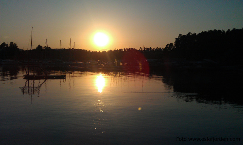 Bygdøy Sjøbad solnedgang