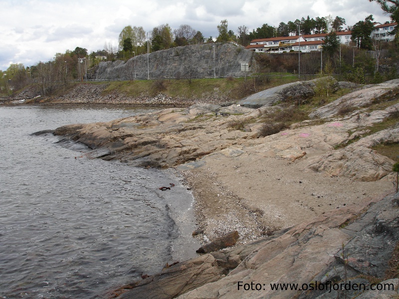 Fiskevollbukta sandstrand badeplass