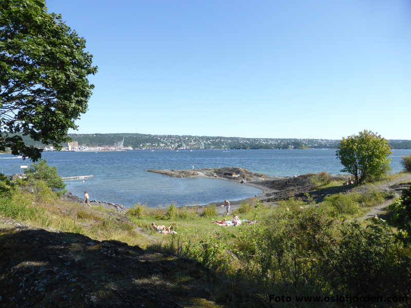 Gressholmen badeplass Oslo