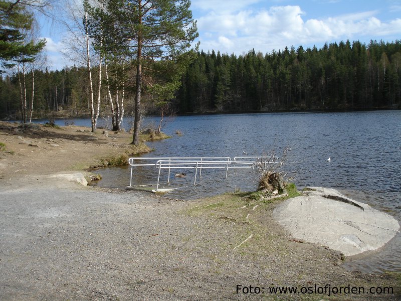 HC rampe ved Bråten Badeplass, Nøklevann