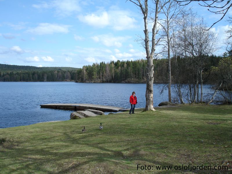 Bråten badeplass, Nøklevann