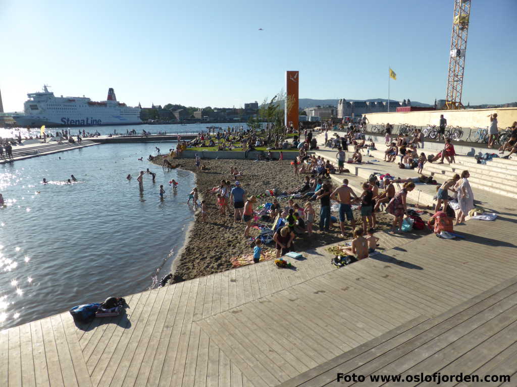 Sørenga sjøbad badeplass Oslo