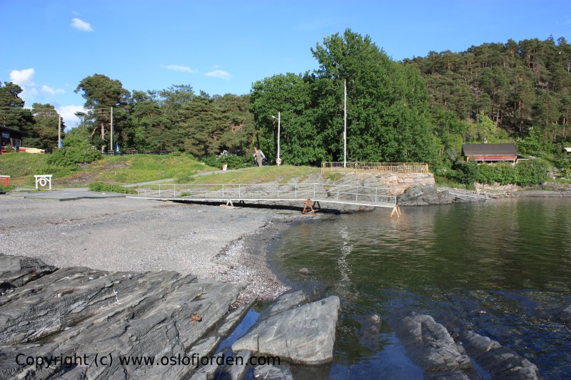 Solvik badestrand med HC rampe