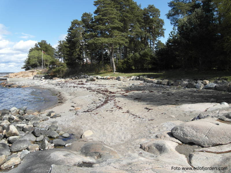 Ellingstranda badeplass badestrand Saltnes Råde