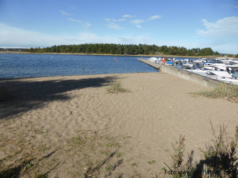 Fristranda badeplass Badestrand Oven Råde