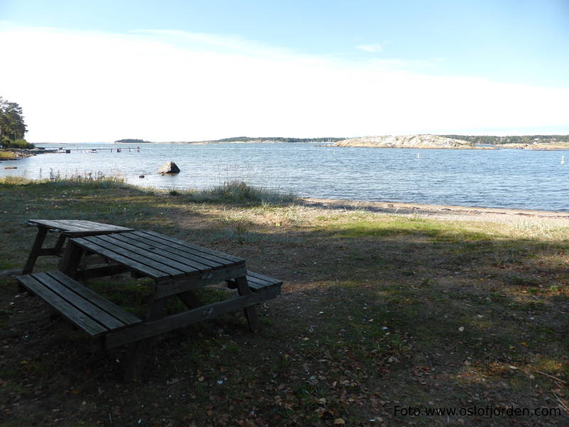 Fristranda badeplass Badestrand Oven Råde