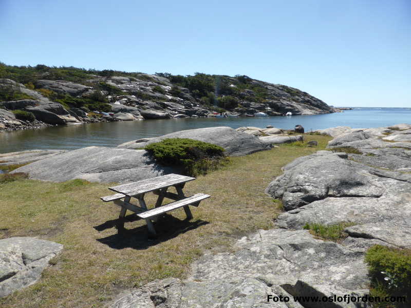 Utsikt mot Søstrene Oslofjorden