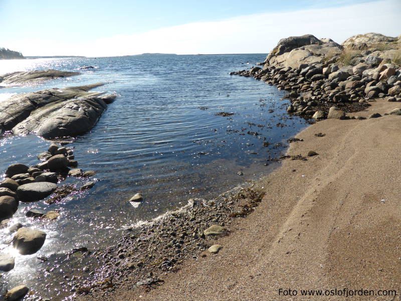 Hestholmen badeplass badestrand Oven Råde