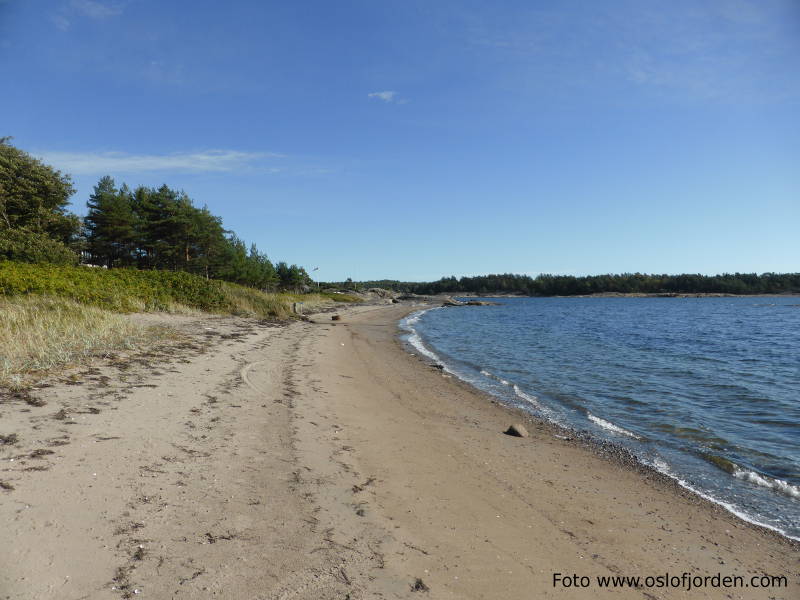 Husebystranda badeplass badestrand Oven Råde