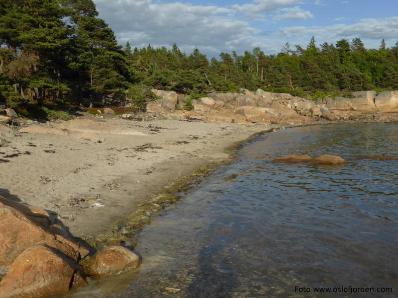 Hvitsand badeplass  Kålvika Sarpsborg