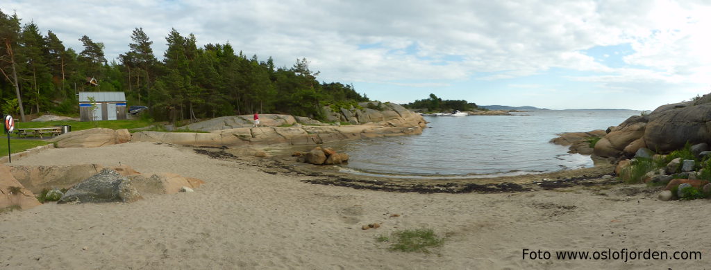 Hvitsand badeplass kålvika Sarpsborg