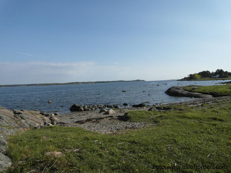 Kureskjæret badeplass Rygge Kurefjorden