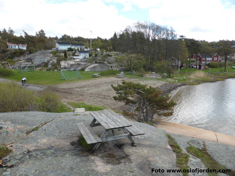 Sandvika badeplass Fredrikstad stupebrett