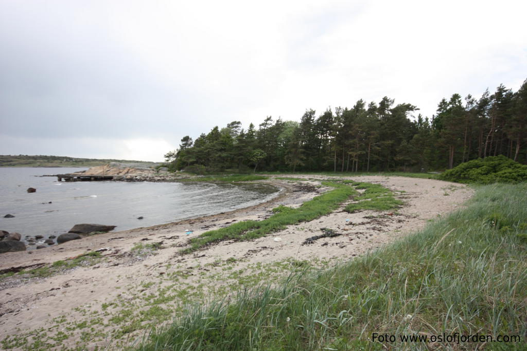 Søndre Nesbukt badeplass Larkollen Rygge