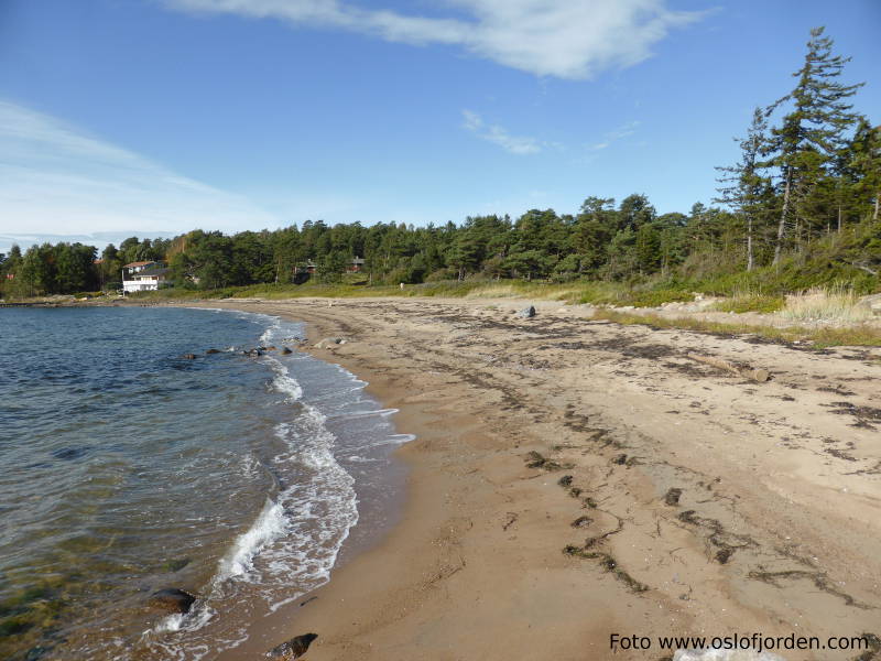 Storesand badeplass badestrand Oven Råde