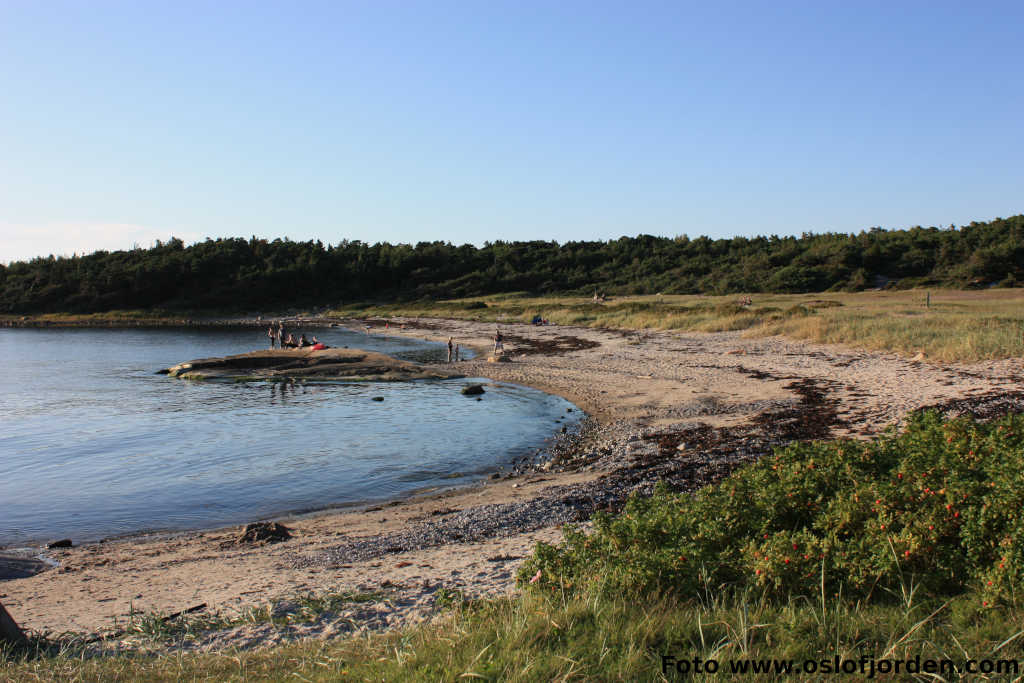 Storesand badeplass Hvaler Kirky