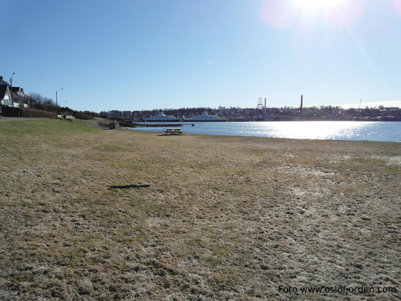 Vårlistranda badeplass Moss Jeløya