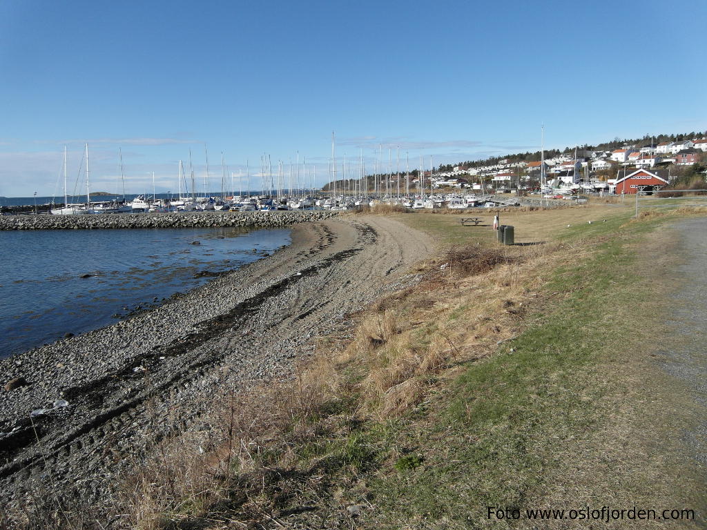 Vårlystranda badeplass Jeløy Moss