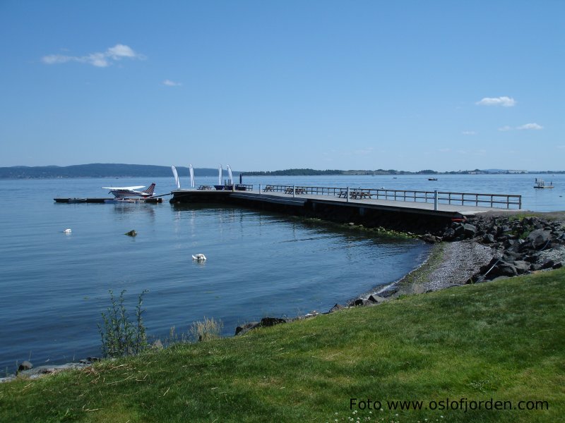 Brygge ved Holmestrand Fjordhotell