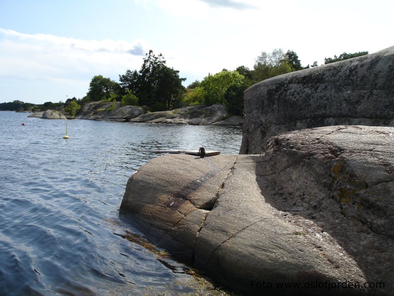 Stupebrett på Engø badeplass