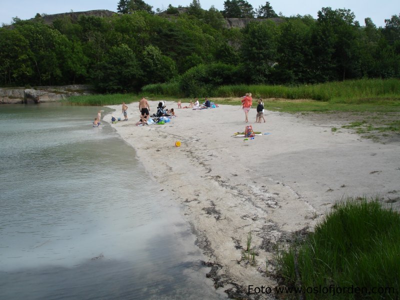 Havna sandstrand badeplass