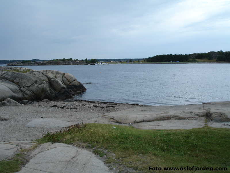 Langeby badeplass sandstrand