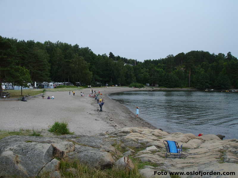 Langeby badeplass sandstrand