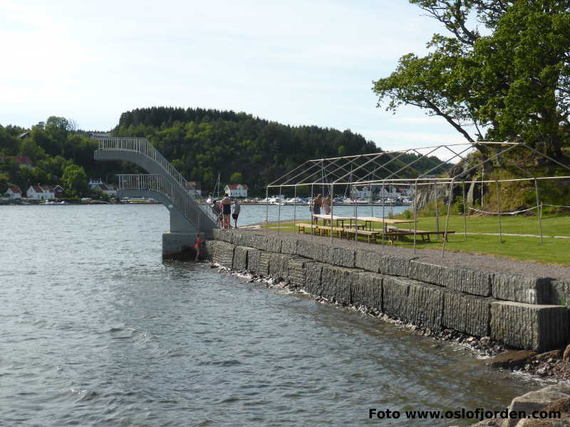 Melsomvik Smedodden Sandbnn badeplass Sandefjord stupetårn