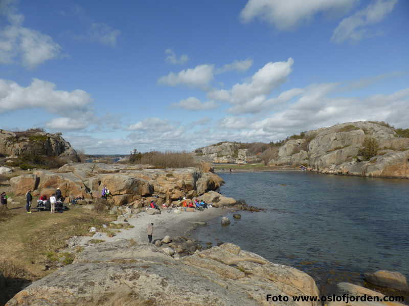 Ølbergholmen badeplass Larvik