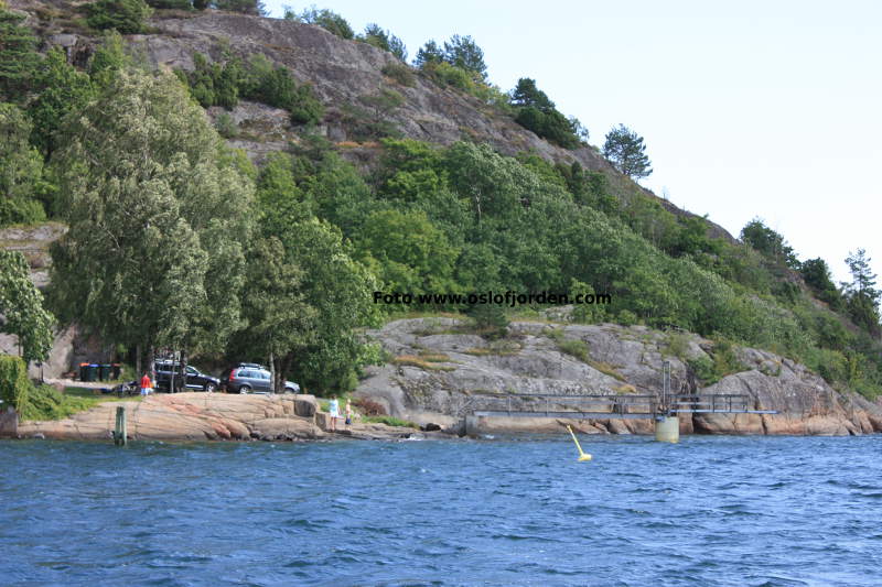 Presthella og Ropern badeplass Nøtterøy Vrengen Sevika
