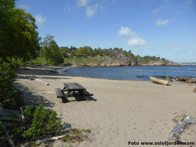 Røbergstranda badeplass Larvik