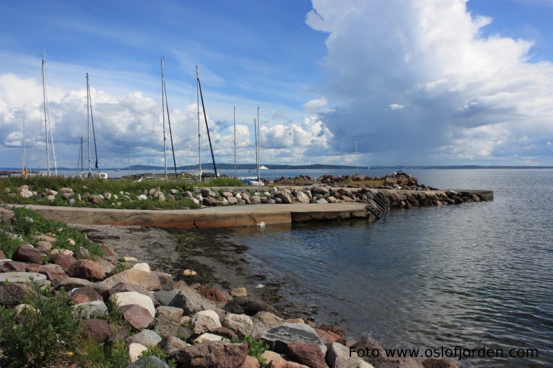 Badetrapp Rørestrand badeplass Horten