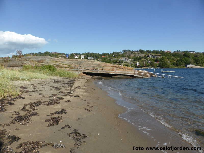 Tangen badeplass sandstrand