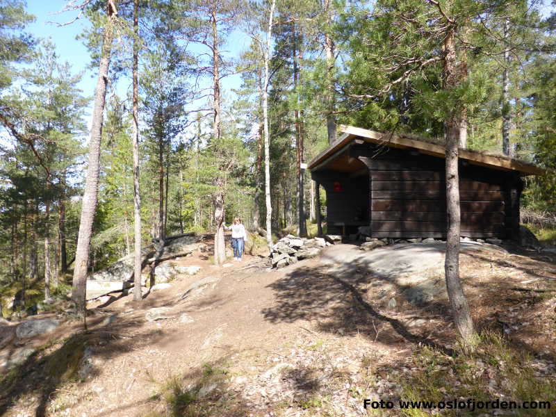 Linjestien Oppegård gapahuk Vestenga Ingierstrand