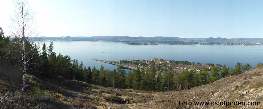 Utstikt Varden kyststi Nesodden