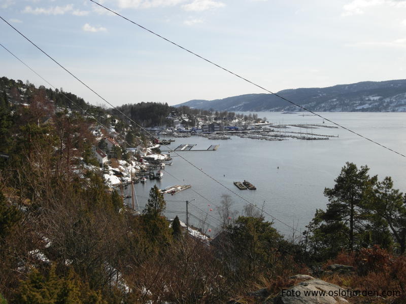 Vindfangerbukta kyststi Drøbak Frogn