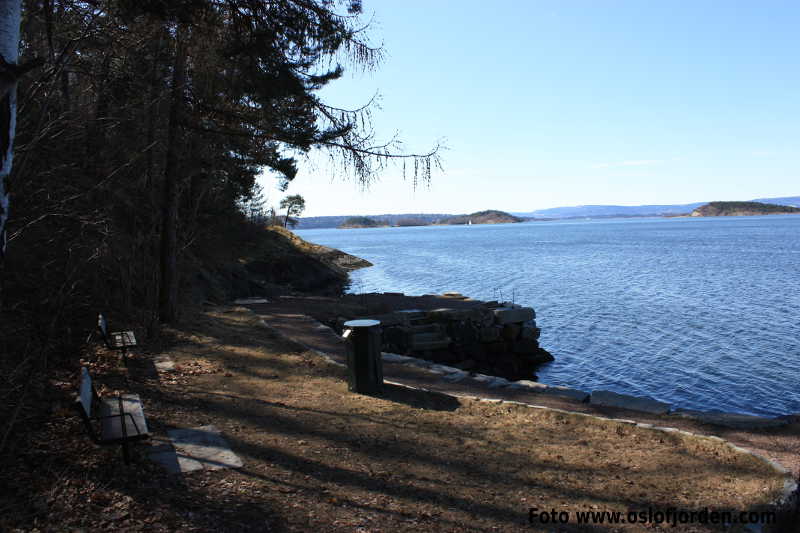 Ormøya rasteplass kyststien Oslo